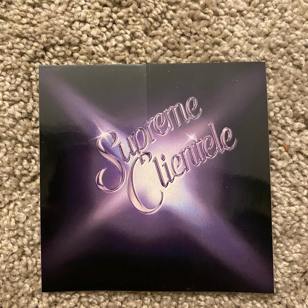 Supreme clientele sticker